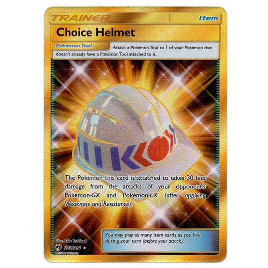 Pokemon - Sun & Moon - Lost Thunder - Choice Helmet (Secret Rare) - 229/214