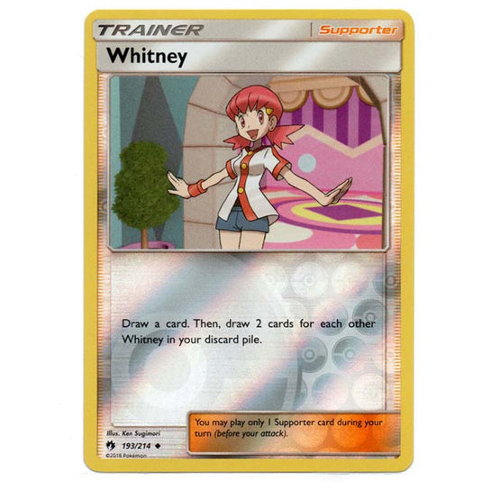 Pokemon - Sun & Moon - Lost Thunder - (Reverse Holo) - Whitney - 193/214