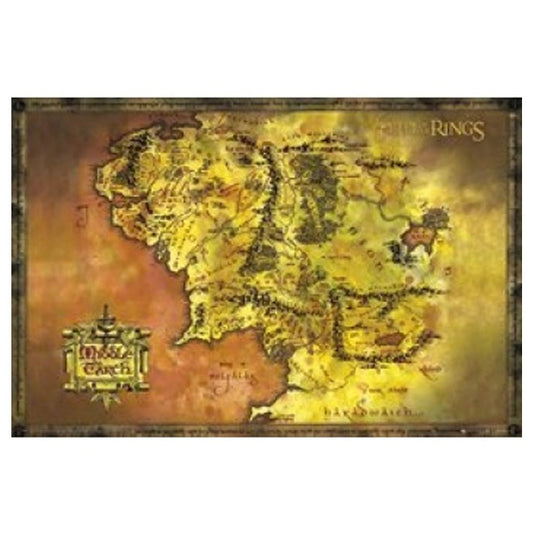 Lord Of The Rings Classic Map - Maxi Poster