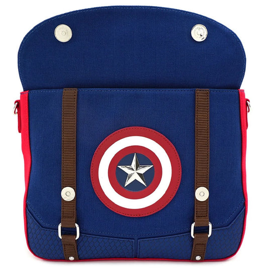 Loungefly - Captain America End Game Hero Messenger Bag