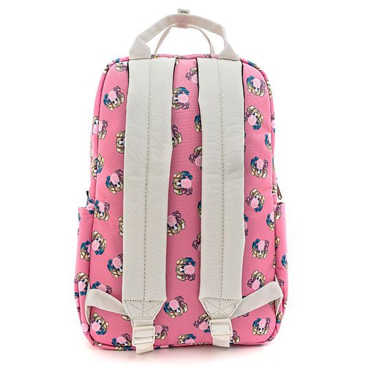 Loungefly - Harley Quinn Bubble Gum AOP Nylon Square Backpack