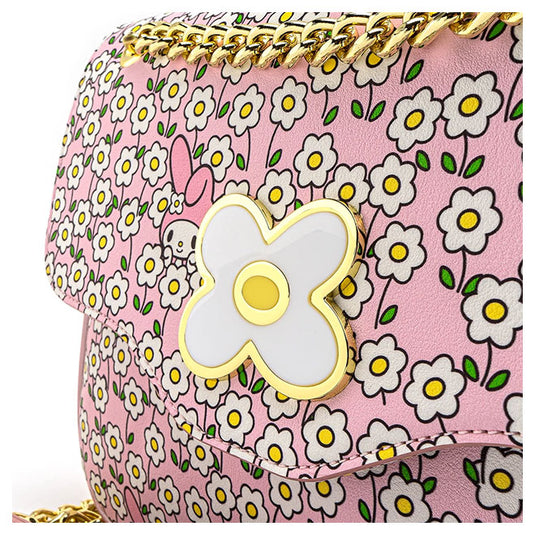 Loungefly - Hello Kitty Sanrio My Melody Flower Field Crossbody Bag