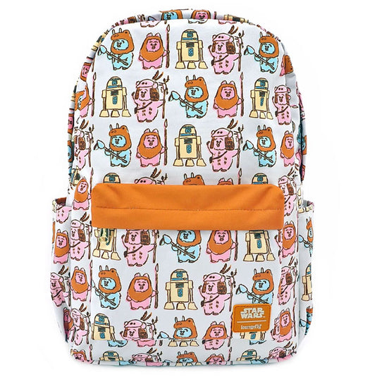 Loungefly - Pastel Ewok AOP Nylon Backpack