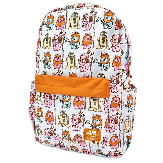 Loungefly - Pastel Ewok AOP Nylon Backpack