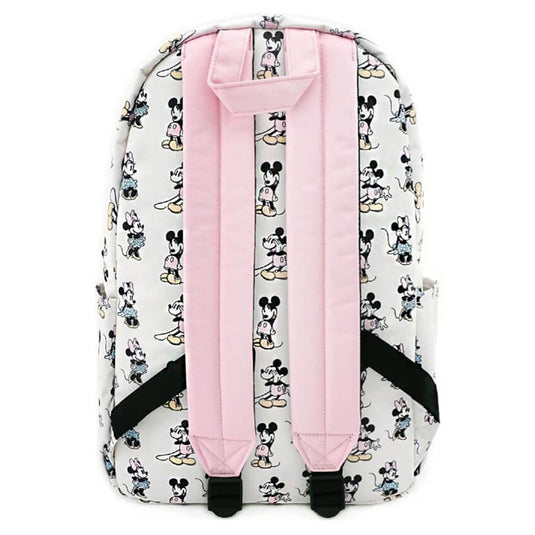 Loungefly - Pastel Minnie Mickey AOP Nylon Backpack