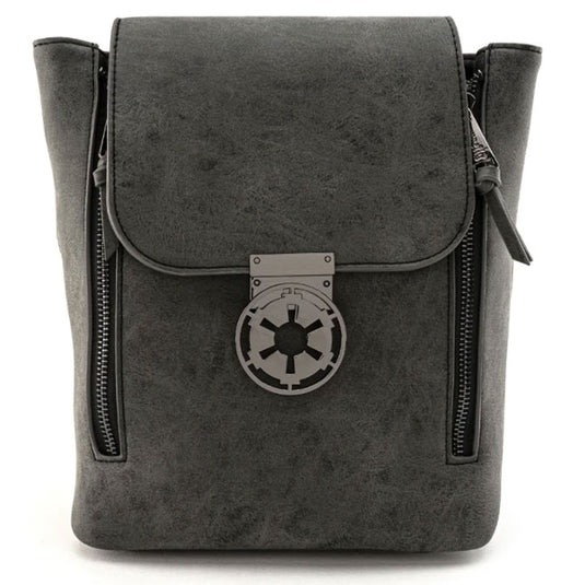 Loungefly - Star Wars Blk Metal Closure Convertible Backpack