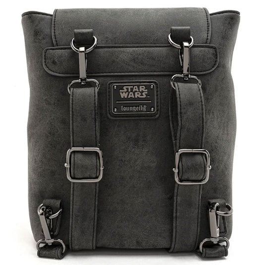 Loungefly - Star Wars Blk Metal Closure Convertible Backpack