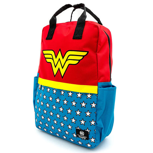 Loungefly - Wonder Woman Vintage Nylon Square Backpack