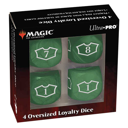 UP - Magic: The Gathering - Deluxe Loyalty 22mm Dice Set - Forest