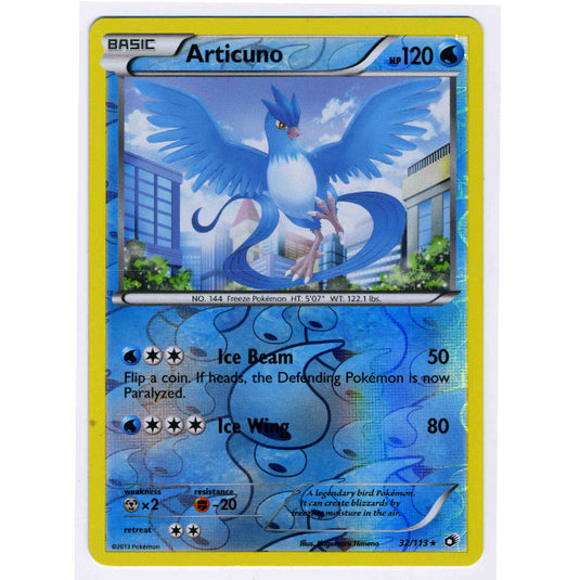 Pokemon - Black & White - Legendary Treasures - (Reverse Holo) Articuno - 32/113