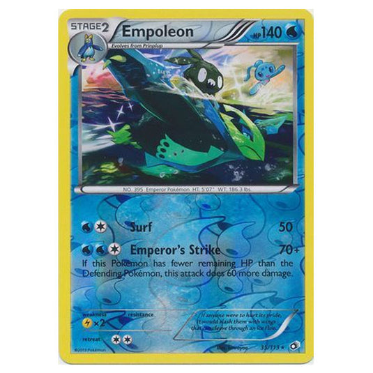 Pokemon - Black & White - Legendary Treasures - (Reverse Holo) Empoleon - 35/113