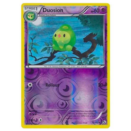 Pokemon - Black & White - Legendary Treasures - (Reverse Holo) Duosion - 75/113