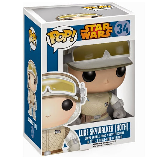 Funko POP! - Star Wars - #34 Luke Skywalker  (Hoth) Bobble Head