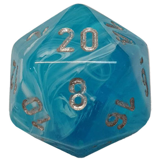 Chessex - Signature 16mm D20 - Luminary Sky with Silver