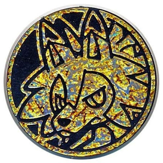 Pokemon - Black & Gold Lycanroc Coin