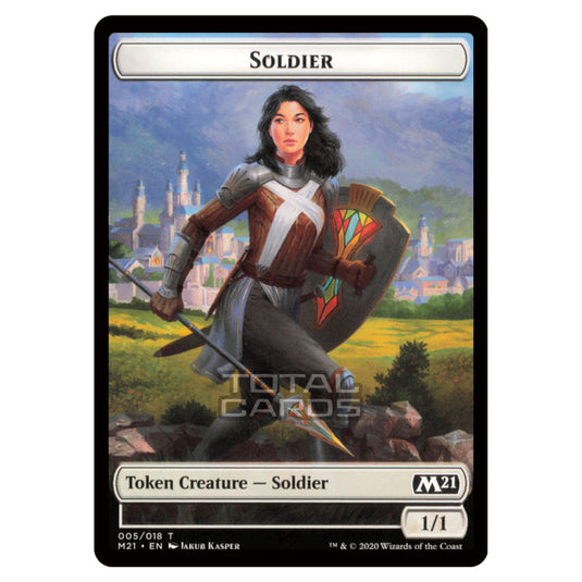 Magic the Gathering - Core Set 2021 - Token Creature - Soldier (005/018)