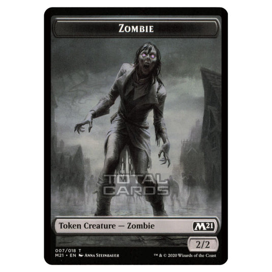 Magic the Gathering - Core Set 2021 - Token Creature - Zombie (007/018)