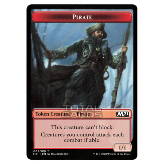 Magic the Gathering - Core Set 2021 - Token Creature - Pirate (009/018)