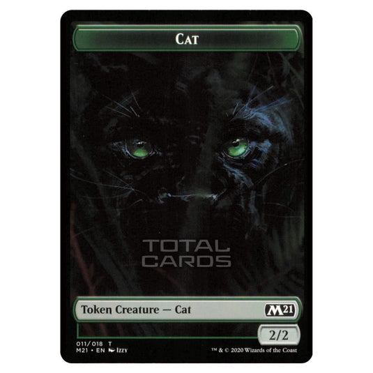 Magic the Gathering - Core Set 2021 - Token Creature - Cat (011/018)