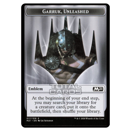 Magic the Gathering - Core Set 2021 - Emblem - Garruk, Unleashed (017/018)
