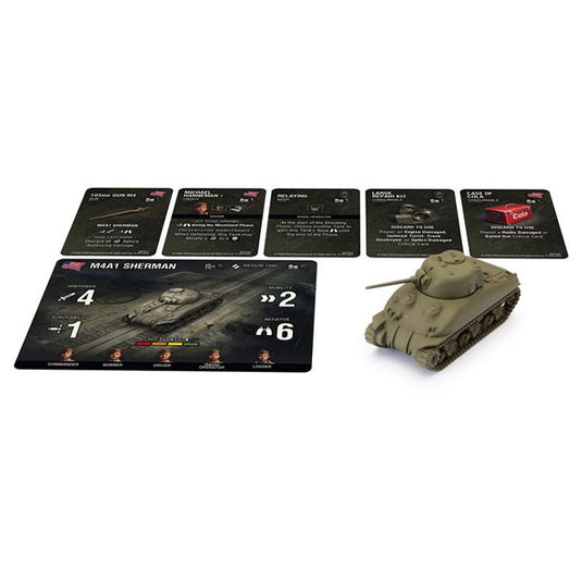 World of Tanks Miniatures Game - American Expansion - M4A1 75mm Sherman