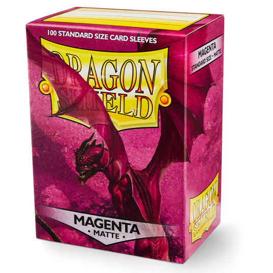 Dragon Shield - Standard Matte Sleeves - Magenta - (100 Sleeves)