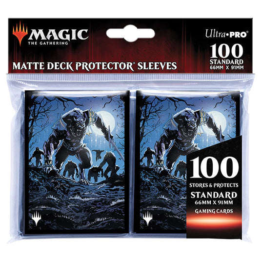 Ultra Pro - Magic the Gathering - Innistrad - Midnight Hunt - Standard Deck Protectors - Tovolar, the Midnight Scourge (100 Sleeves)