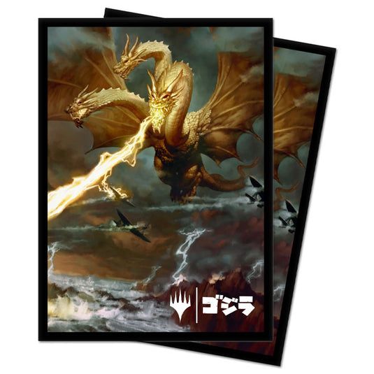 Ultra Pro - Deck Protector Sleeves - Magic The Gathering - Ghidorah, King of the Cosmos (100 Sleeves)