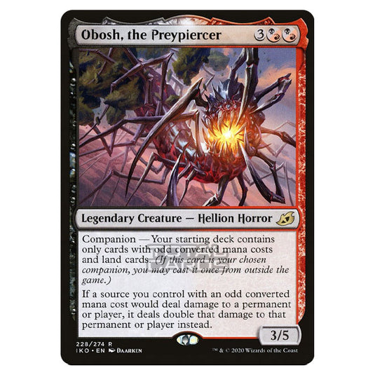 Magic The Gathering - Ikoria Lair of Behemoths - Obosh, the Preypiercer - 357/274