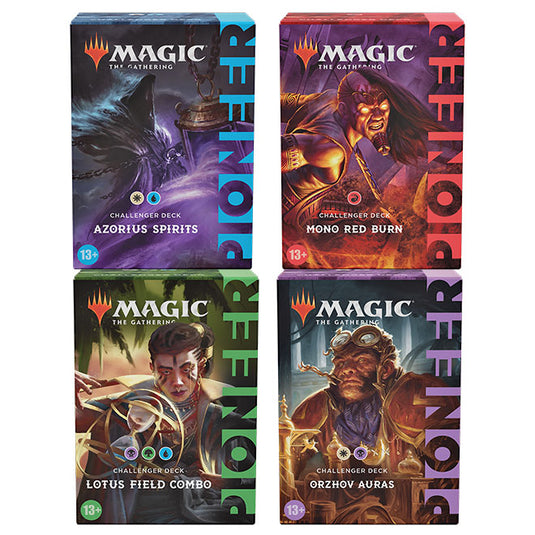 Magic the Gathering - Pioneer Challenger Deck 2021 - Set of 4