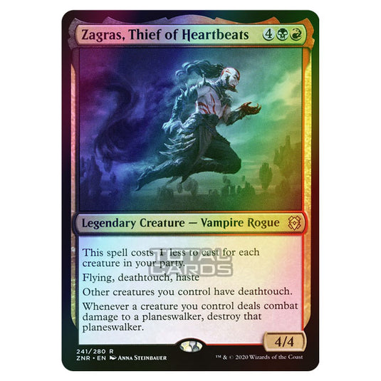 Magic The Gathering - Zendikar Rising - Zagras, Thief of Heartbeats - 241/391 (Foil)