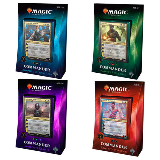 Magic the Gathering - Commander 2018 Deck - Set of 4 Decks