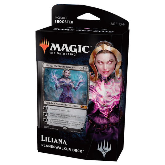 The Magic The Gathering - Core Set 2019 - Planeswalker Deck - Liliana