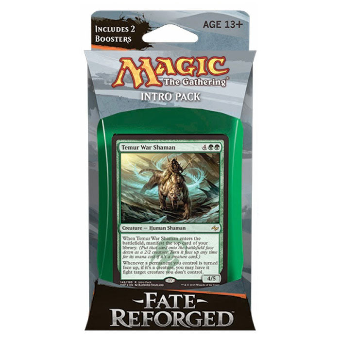 Solution Intro Pack Magic The Gathering - Fate Reforged - Intro Pack (Green)