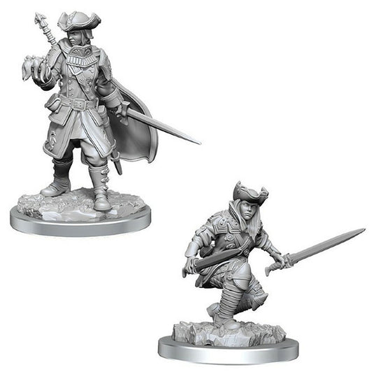 Magic the Gathering - Unpainted Miniatures - Thraben Inspector & Tireless Tracker