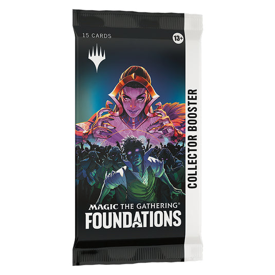 Magic the Gathering Foundations Collector Booster Pack angled