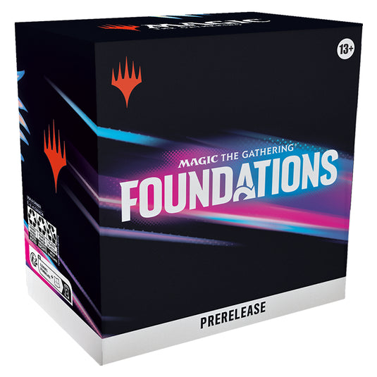 Magic the Gathering Foundations Prerelease Kit angled