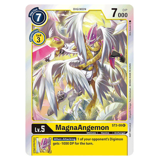 Digimon Card Game - Great Legend (BT04) - MagnaAngemon (Promo) - ST3-08