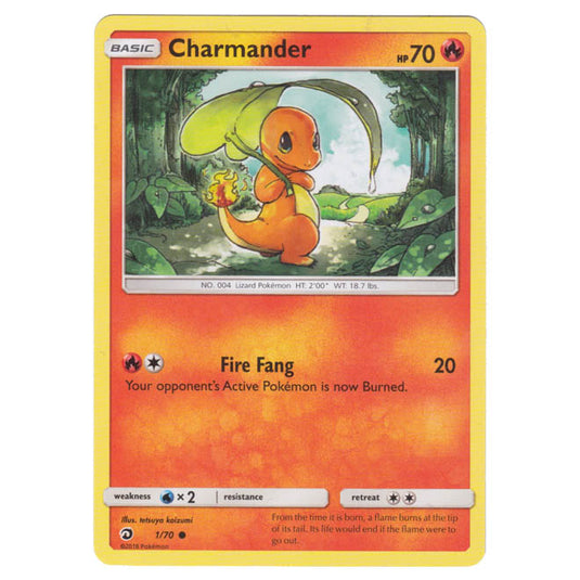 Pokemon - Sun & Moon - Dragon Majesty - Charmander - 1/70