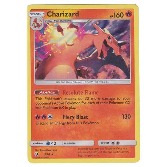 Pokemon - Sun & Moon - Dragon Majesty - Charizard - 3/70 Pokemon - Sun & Moon - Dragon Majesty - Charizard - 3/70