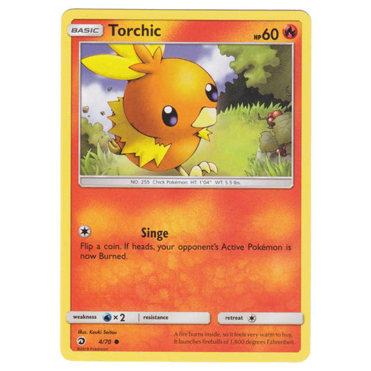 Pokemon - Sun & Moon - Dragon Majesty - Torchic - 4/70