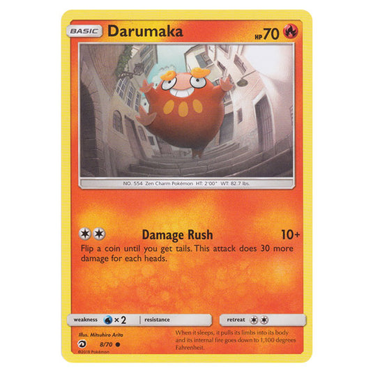 Pokemon - Sun & Moon - Dragon Majesty - Darumaka - 8/70