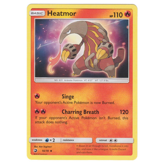 Pokemon - Sun & Moon - Dragon Majesty - Heatmor - 10/70