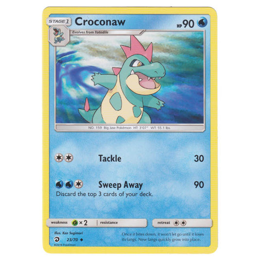 Pokemon - Sun & Moon - Dragon Majesty - Croconaw - 23/70