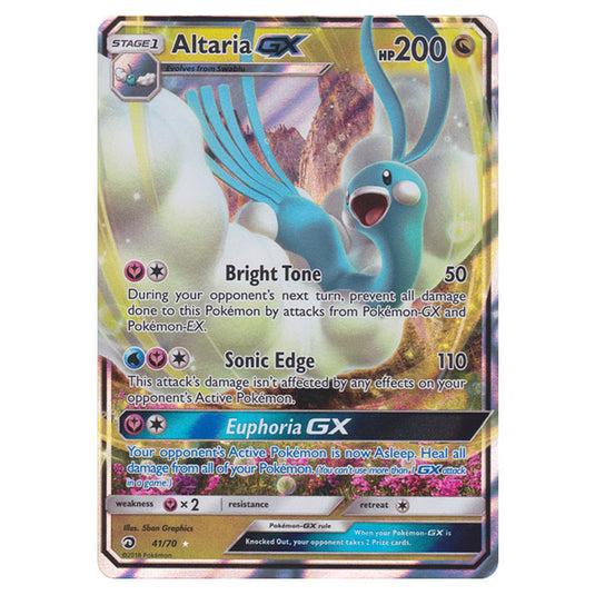 Pokemon - Sun & Moon - Dragon Majesty - Altaria-GX - 41/70