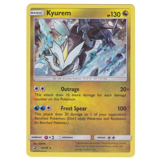 Pokemon - Sun & Moon - Dragon Majesty - Kyurem - 47/70