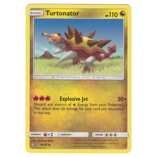 Pokemon - Sun & Moon - Dragon Majesty - Turtonator - 50/70