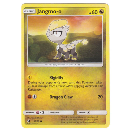 jangmo o pokemon card Pokemon - Sun & Moon - Dragon Majesty - Jangmo-o