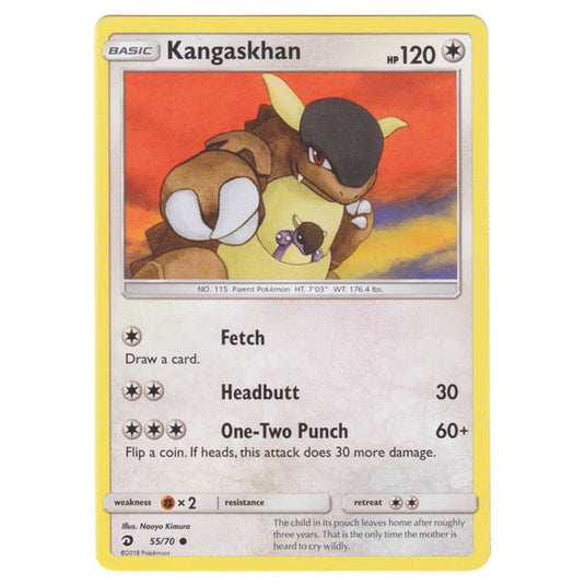 Pokemon - Sun & Moon - Dragon Majesty - Kangaskhan - 55/70