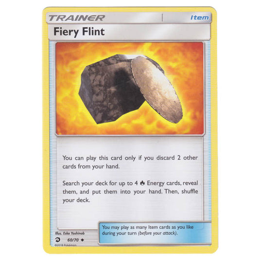 Pokemon - Sun & Moon - Dragon Majesty - Fiery Flint - 60/70